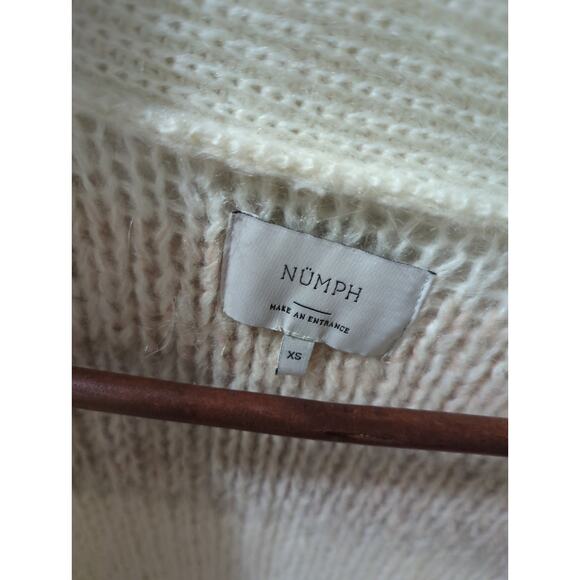 Numph Anthropologie Striped Metallic Cardigan Sweater - Picture 4 of 7